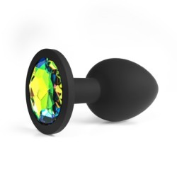 Camileo Plug Anal Mediano Con 4 Joyas Intercambiables Crushious