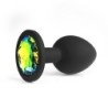 Camileo Plug Anal Mediano Con 4 Joyas Intercambiables Crushious