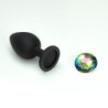 Camileo Plug Anal Mediano Con 4 Joyas Intercambiables Crushious
