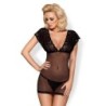 Babydoll És Tangabugyi 821-Che Obsessive Fekete 40-42 L/XL