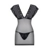 Babydoll És Tangabugyi 821-Che Obsessive Fekete 40-42 L/XL