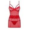 Babydoll Set met String 829-Che Obsessive Rood 40-42 L/XL