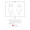 Babydoll en String 840-Che Obsessive Zwart 44 XXL