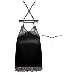 Babydoll och Tanga Adelaide Svart Beauty Night Fashion 36-38 S/M