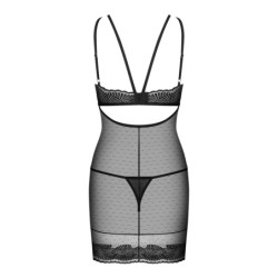 Babydoll ja Allastia stringit Obsessive Musta 40-42 L/XL
