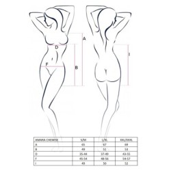 Babydoll und Amara String Weiß Passion 44-46 XXL/3XL