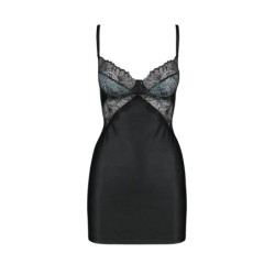 Babydoll et String Astrida Noir Passion 44-46 XXL/3XL