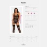 Basitta Obsessive melna 40-42 L/XL komplekts: biksītes un stringi