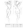Neckholder Negligé mit String Bellatrix Schwarz Passion 40-42 L/XL