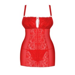 Babydoll ja stringid Blossmina Suurus Queen Obsessive 52-54 6XL/7XL
