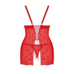 Babydoll a Tanga Blossmina Velikost Queen Obsessive 52-54 6XL/7XL