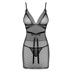 Bowessa Obsessive musta pikkuhoususetti ja stringit 36-38 S/M