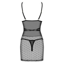 Babydoll I Tanga Bowessa Obsessive Crna 36-38 S/M