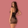 Babydoll i Tanga Bowessa Obsessive Negra 40-42 L/XL