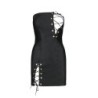 Babydoll ja Celin stringid, mustad, suurusele Queen Passion 48-50 4XL/5XL
