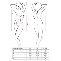 Babydoll e Perizoma Charming Nero Passion 44-46 XXL/3XL