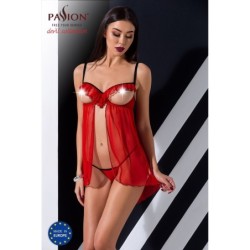 Picardía Y Tanga Cherry Rojo Devil Collection Passion 40-42 L/XL