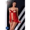 Babydoll ja stringit, kirsikanpunainen, Devil Collection Passion 40-42 L/XL