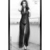 Babydoll ja Cr-3275 stringit, musta, 40-42 L/XL