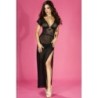 Babydoll i Tanga Cr-3625 Negra 36 S