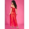 Babydoll ja Cr-3716 punainen stringit 40-42 L/XL
