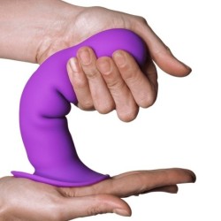 Hitsens Vibe 3 Dildo Silikoni Violetti