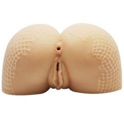 Realistična vagina in anus z mrežico