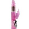 Vibrator z rotacijo in zajčkom, več hitrosti in multirotacijo