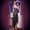 Babydoll ja Cr-4162 stringit, musta, 42 XL