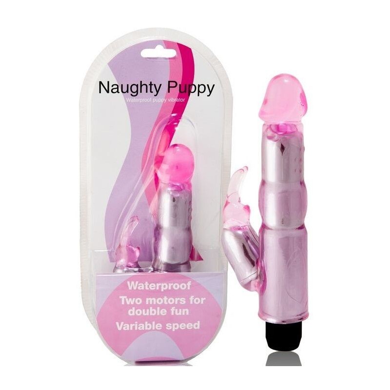 Rosa Vibrator mit einstellbarer Stimulation