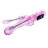 Flexibel vibrator med analstimulator