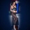 Babydoll ja Cr-4215 stringid, must ja sinine, 42 XL