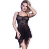 Babydoll Und Tanga Cr-4370 Schwarz 42 XL