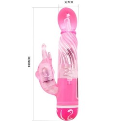 Vibrator z več hitrostmi z vijoličnim stimulatorjem