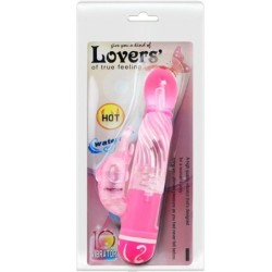 Vibrador Multivelocidades com Estimulador Rosa