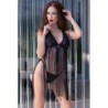 Nevalia ir stringai Cr-4462 juodi 40-42 L/XL