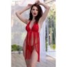 Babydoll ja Cr-4462 stringit Punainen 40-42 L/XL