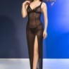 Babydoll Set & String Cr-4723 Zwart Chilirose 40 L