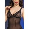 Babydoll e Tanga Cr-4723 Nera Chilirose 40 L