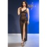 Babydoll ja Cr-4723 stringit, musta Chilirose 42 XL