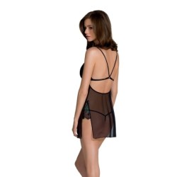 Babydoll In Tangice Deliena Črna Passion 36-38 S/M