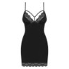Obsessive Musta Diyosa Babydoll ja Stringit 40-42 L/XL