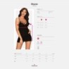 Obsessive Musta Diyosa Babydoll ja Stringit 40-42 L/XL
