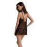 Babydoll en Drosera Zwarte String Eco Collection Passion 40-42 L/XL