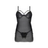 Babydoll e Perizoma Drosera Nera Eco Collection Passion 40-42 L/XL