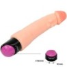 Realistisk Flexibel Vibrator 25 Cm