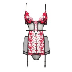 Neckholder mit String Evangelina Rot Beauty Night Fashion 36-38 S/M