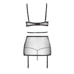 Babydoll ja Evangelina punainen stringit Beauty Night Fashion 36-38 S/M