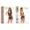 Naughty Set And Thong Goldie Black Beauty Night Fashion 40-42 L/XL