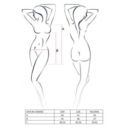 Babydoll Haylin String Rosa Passion 40-42 L/XL
